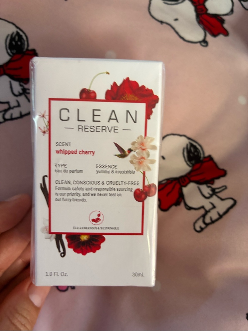 Clean Reserve Whipped Cherry Eau de Parfum with Vanilla and Coconut 1oz SEALED
